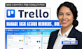 setup trello manage task assign members, trello add due dates leave comments