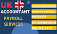 do UK payroll services registration payslips pension p60 p45 p11d