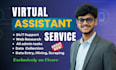be your virtual assistant social media web research tasks