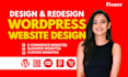 design, redesign, develop wordpress website with elementor pro