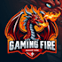 do modern fire dragon mascot logo unlimited revision