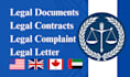draft legal documents, complaints, contracts, translations