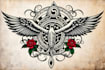 do traditional old school tattoo design