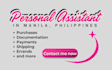 be your personal assistant in manila philippines