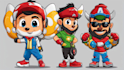 design custom cartoon character, mascot