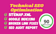 do on page and technical SEO fixes for your wordpress website