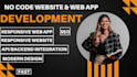 design website, webapp with webflow, wized, xano, supabase, framer, backendless