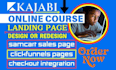 design clickfunnels samcart checkout ebook kajabi sales landing page redesign