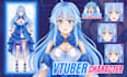 design anime vtuber model live2d high quality ready to rig illustration