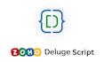 write deluge script in zoho