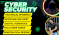 do cybersecurity project and content writing