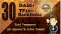 submit 30 high da tf dofollow backlinks