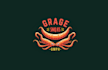 design motivation garage and snacks logo