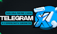 do crypto telegram promotion, solana memecoin marketing, telegram subscribers