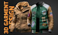 do professional 3d clothes and dress design with texturing and render