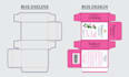 do custom box dieline, diecut, product packaging box design