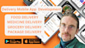 develop food delivery app, grocery delivery, medicine app, package delivery app
