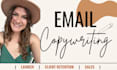 write marketing email copy