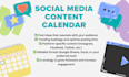 create your social media content calendar