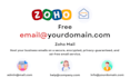 setup zoho mail, business email with your domain