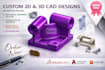 do 2d and 3d cad design, autocad and solidworks expert