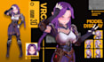 design a ready to use full body rigged vtuber vroid model