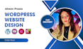 build and design a professional wordpress website and woocommerce store