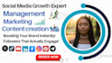 social media manager content creator instagram tiktok ads and linkedin growth