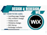 do wix website creation web page website design, landing page design, redesign