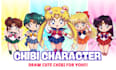 draw cute chibi character, chibi anime art for profile picture free emotes