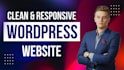 design clean and responsive wordpress website