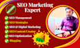 do quality keyword analysis and complete SEO optimization