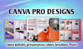 canva website, canva presentation, canva template in 24hours