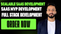 build full stack saas mvp using laravel for your business