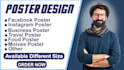 design professional poster design travel, food and business