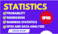 do statistics business statistics probability regression spss and data analysis