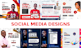 create a functional and aesthetic social media designs for brand visibility