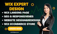 create wix website design, redesign wix website