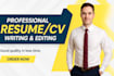 do art resume, CV and cover letter, executive resume writing