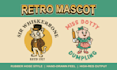 draw retro vintage cartoon character illustration