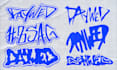 make custom typeface logo clothing brand
