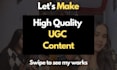 be your creative and dynamic ugc creator