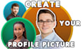 create your professionnal profile picture