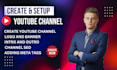 create and setup youtube channel
