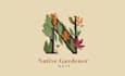 make original native gardener wordmark logo