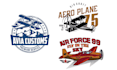 make vintage air force airplane or aviation logo