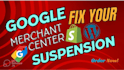 fix misrepresentation google merchant center suspension