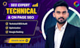 do technical seo, on page optimization, google indexing