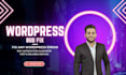 fix any wordpress bugs, errors, or issues fast