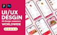 do amazing app designs, app mockups and UI,UX in figma